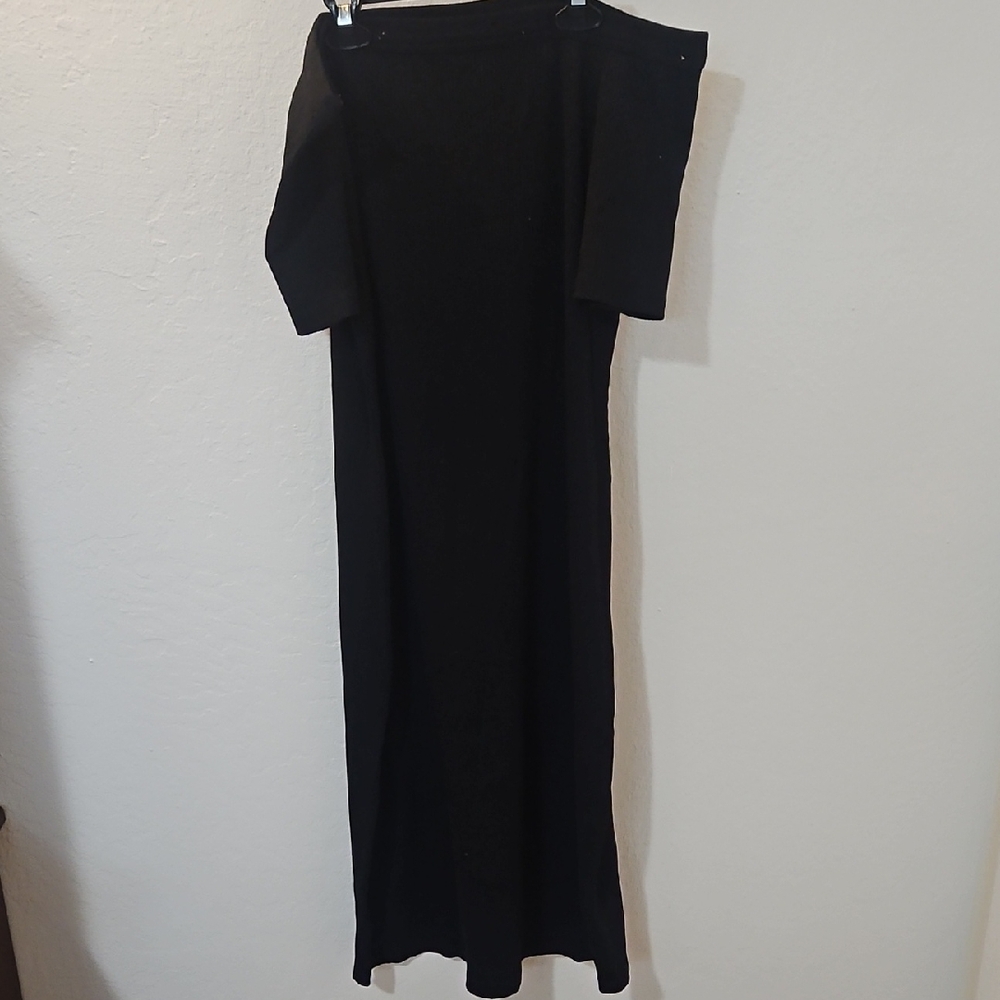 Universal Thread Black Ribbed Top
